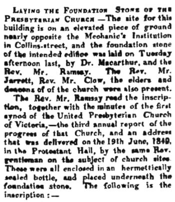 [Port Phillip Gazette and Settler's Journal]